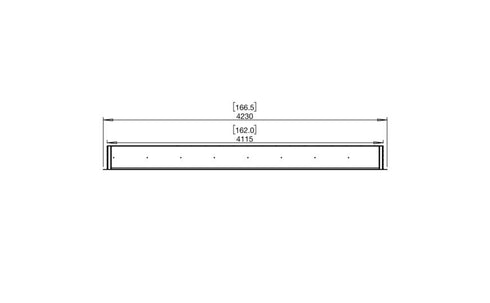 Ecosmart Fire Flex 158DB Double Sided Fireplace Insert - Black Finish / Stainless Steel Burner - ESF.FX.158DB